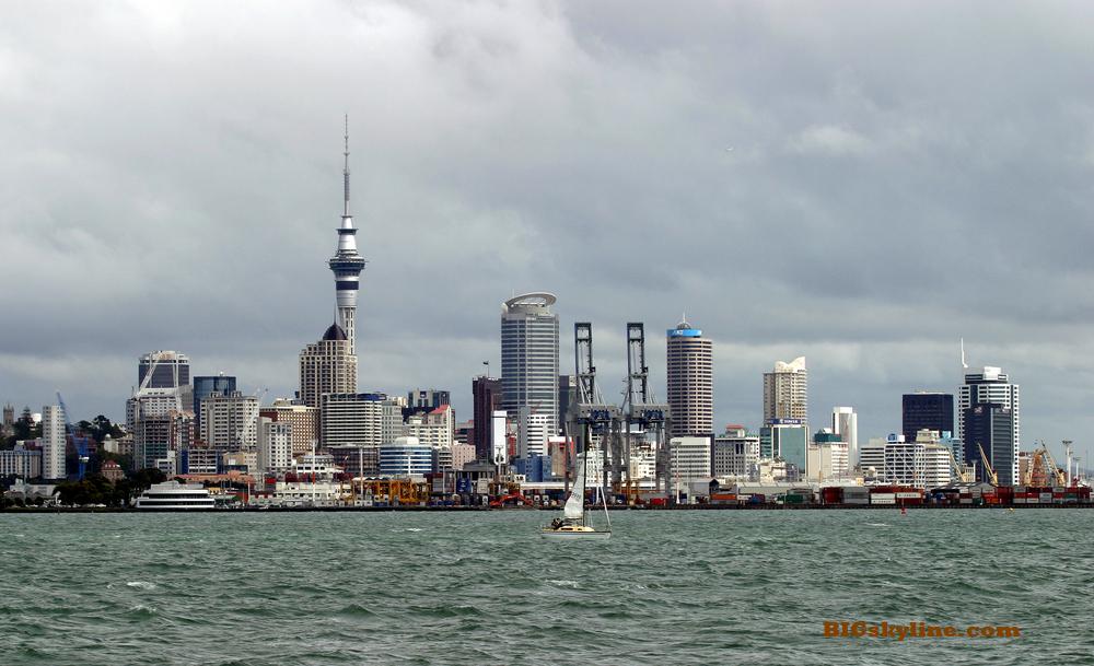 Auckland Skyline in New Zealand