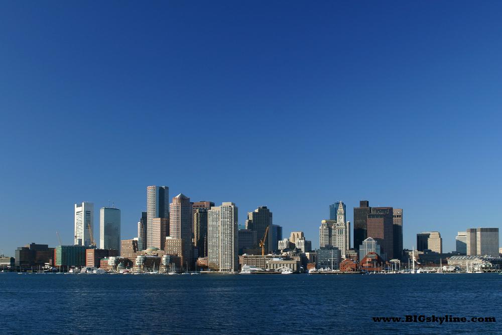 Boston Skyline in MA