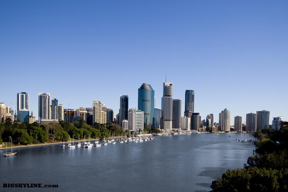 Brisbane City Skyline in Australia