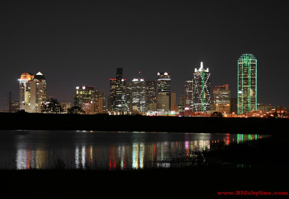 Skyline of Dallas at Night