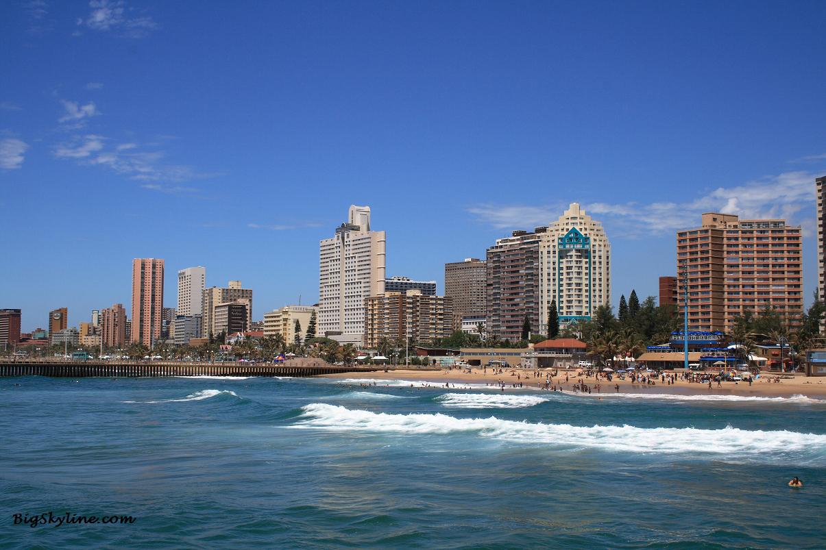 Cityscape in Durban, South Africa