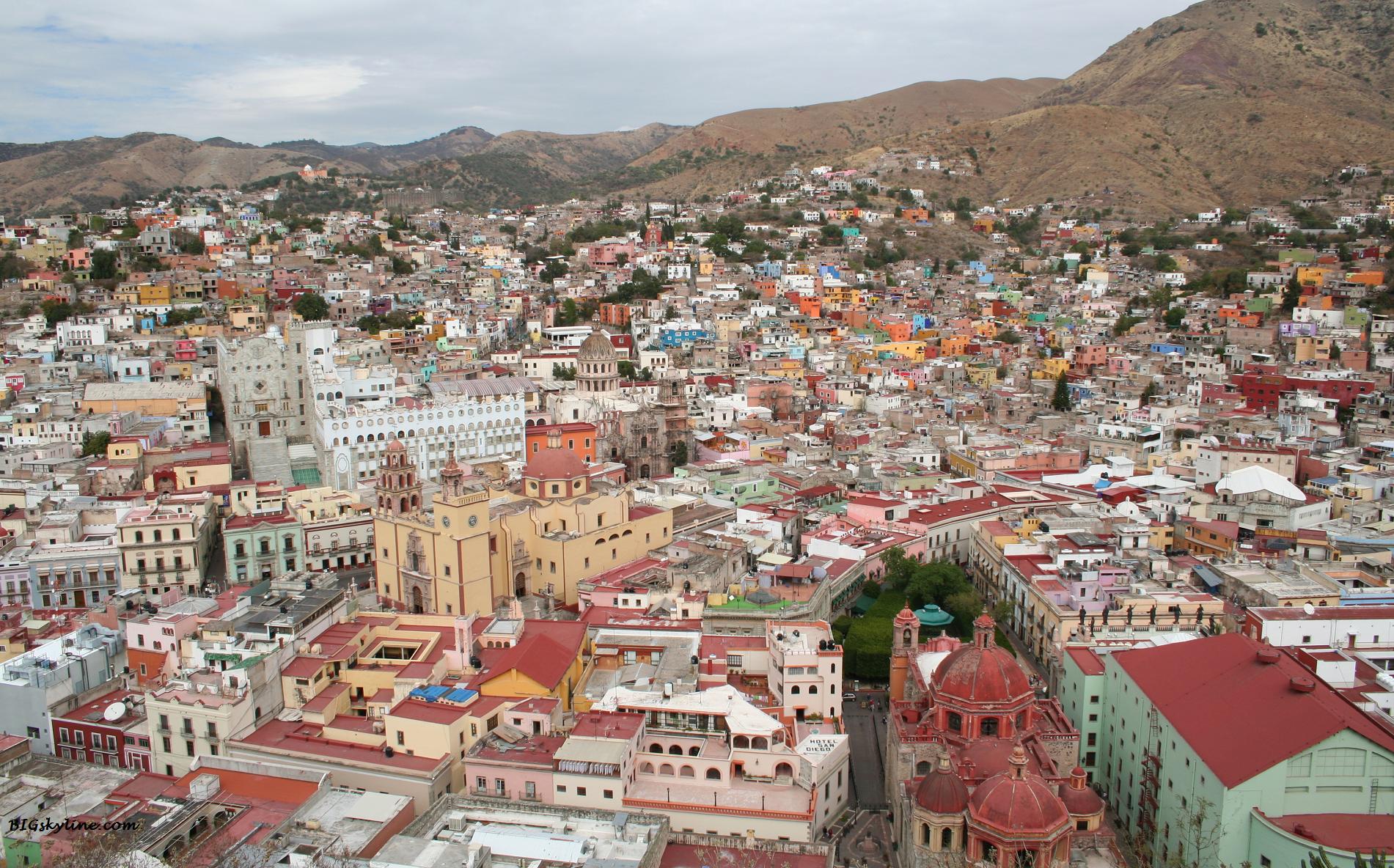 City sckyline photo of Guanajuato, Mexico