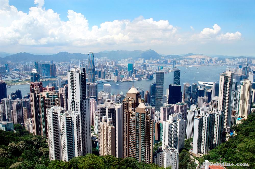 Aerial View of Hong Kong