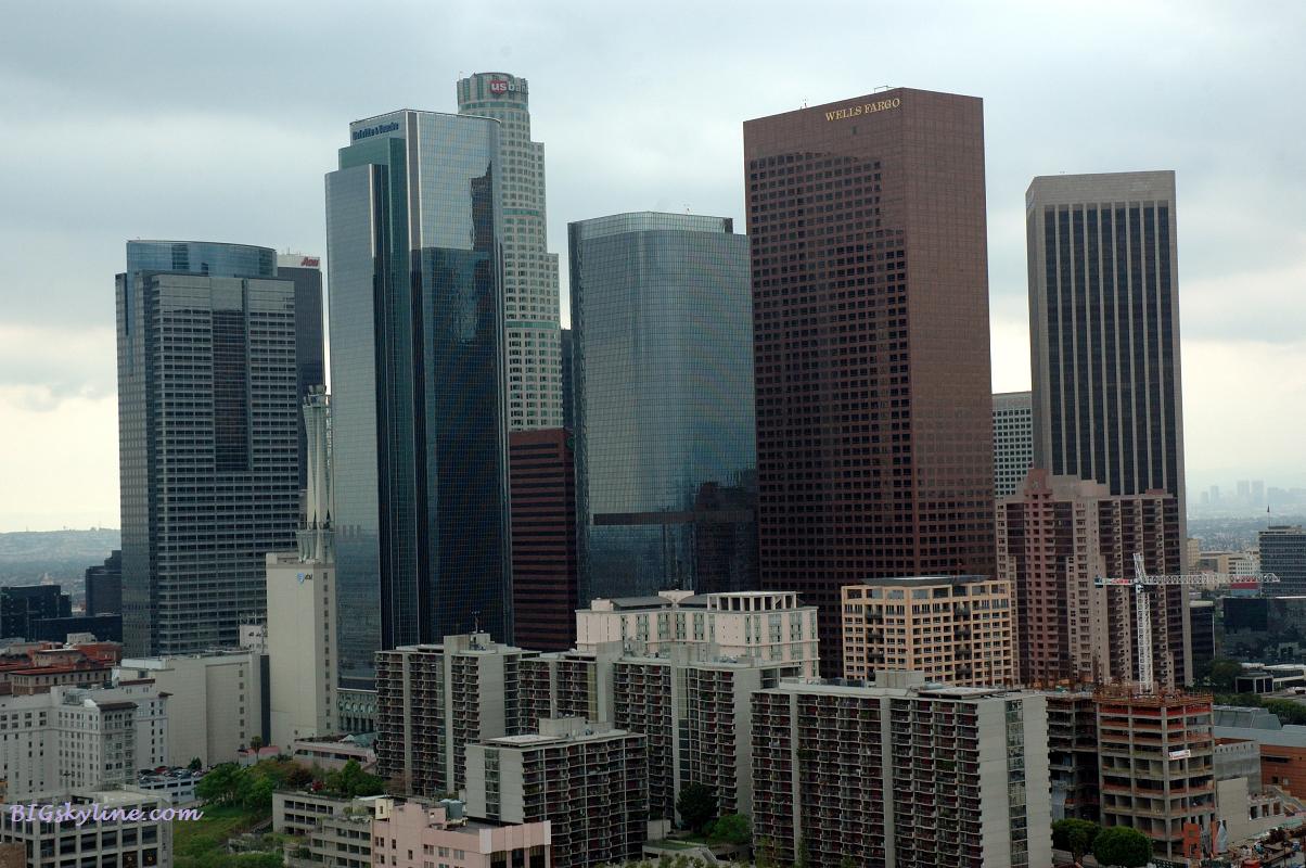 Los Angeles, California city skyline pic in USA