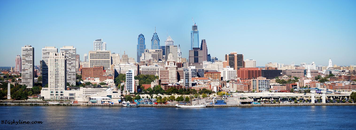 City skyline in Philadelphia, Pennsylvania