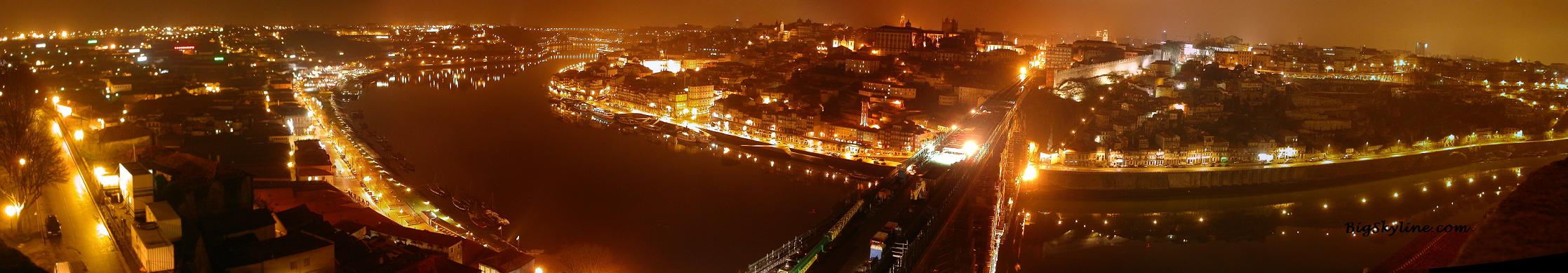 City skyline of Porto in Potrugal