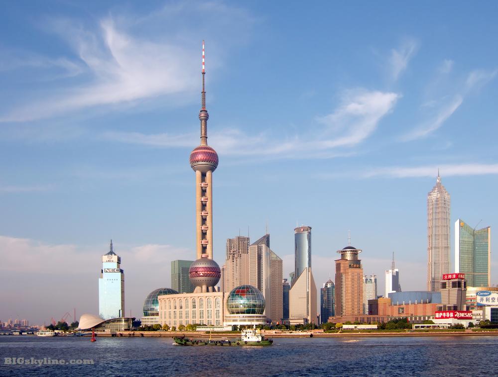 Shanghai Skyline in China
