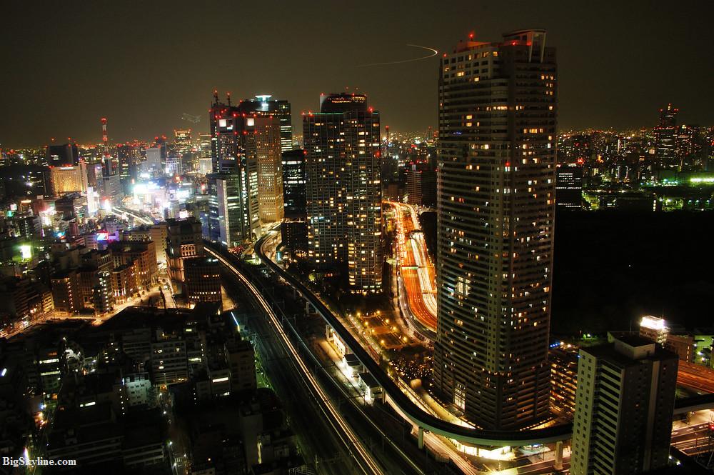 Tokyo's city lights