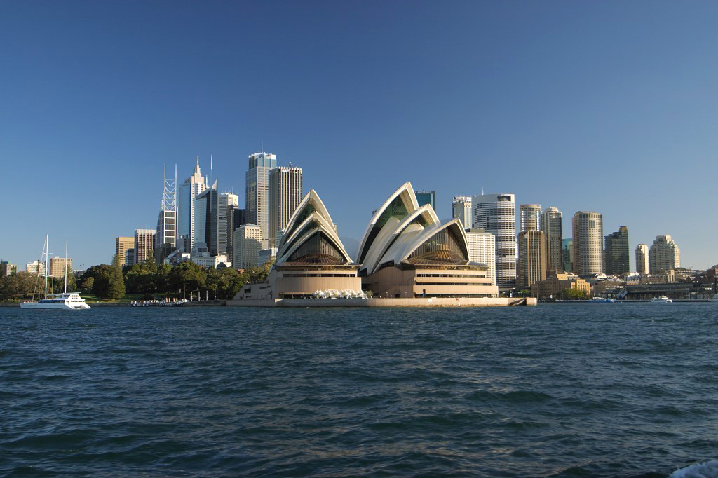 Sydney Skyline with the Famous Opera House