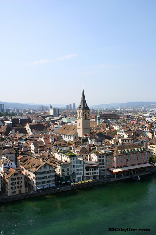 Skyline in Zurich, Switzerland