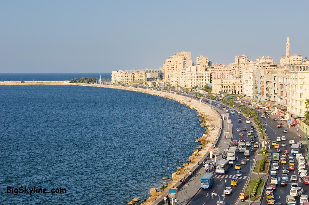 Alexandria Skyline of Coast