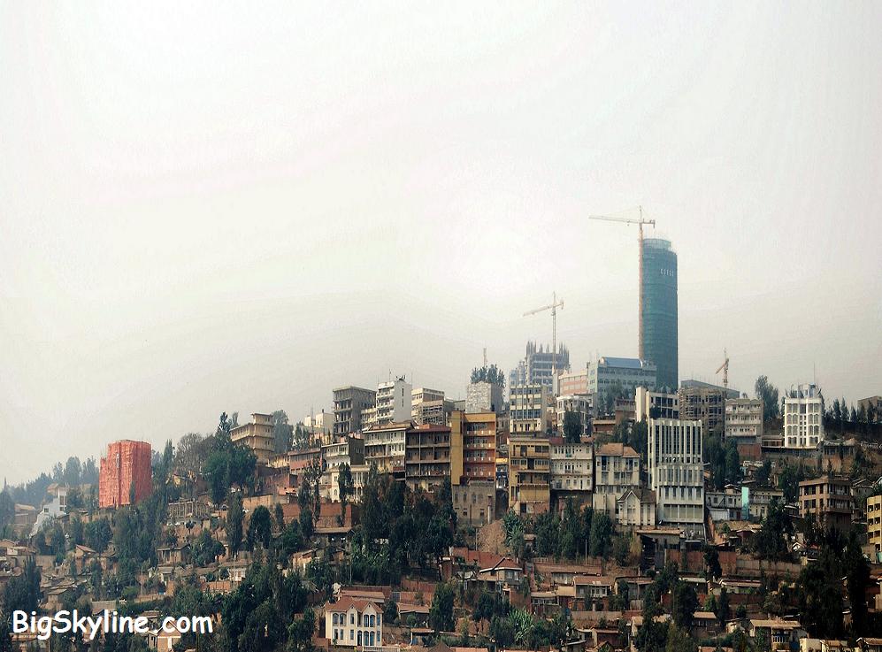 City of Kigali, Rwanda in Eastern Africa
