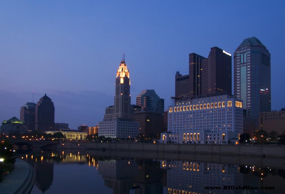 Columbus Ohio City Skyline Pic In Usa